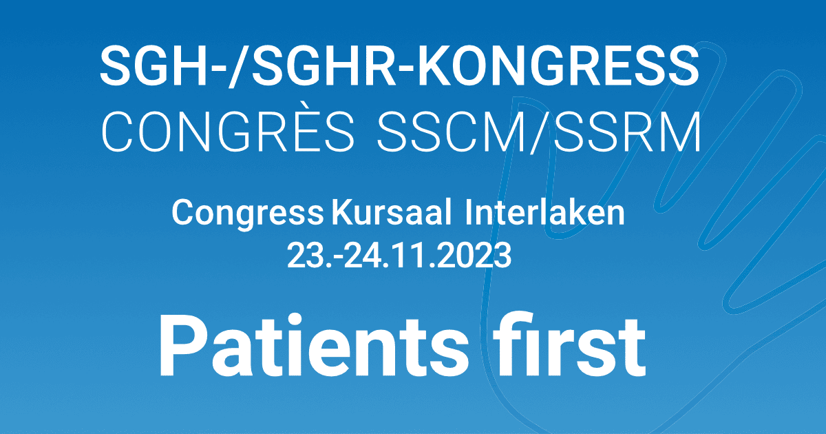 SGH/SGHRKongress 2023 vom 23. 24. November in Interlaken